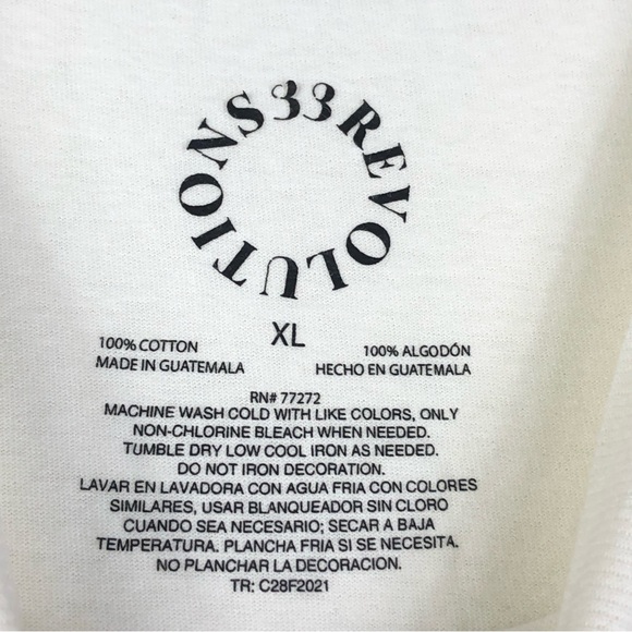 Revolutions 33 Women's XL Tank Sleeveless Crew Neck Cream Floral Lightweight Top - Picture 5 of 7